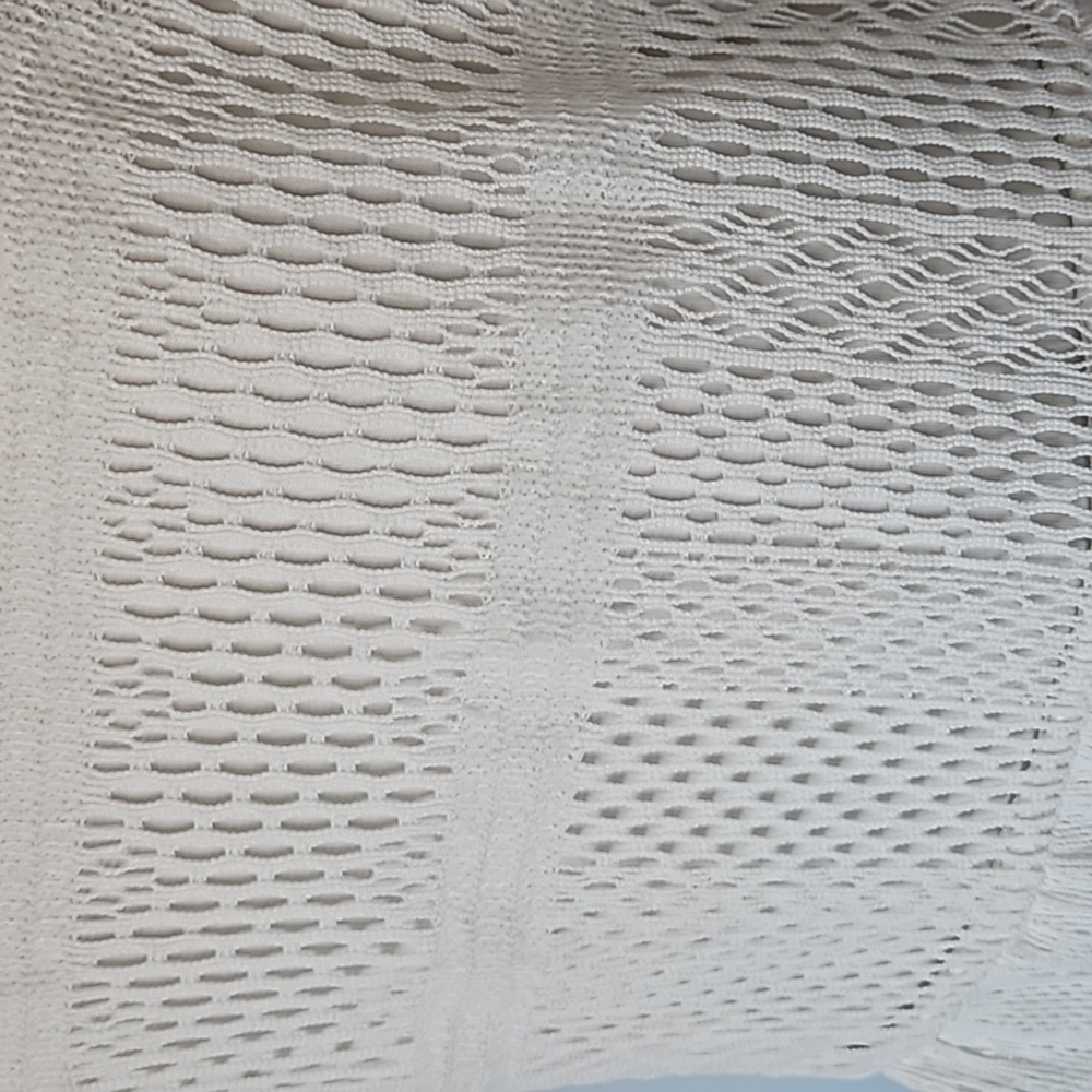 Ann Taylor off white perforated lined dress-8 - Picture 2 of 8